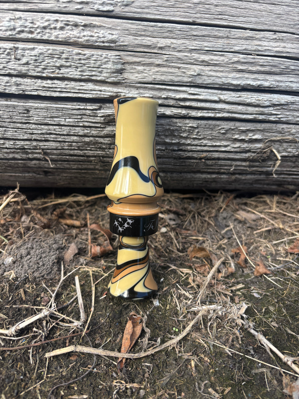 Old School Camo Acrylic single reed mallard call